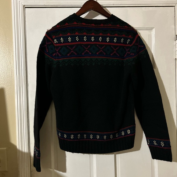 Polo Ralph Lauren Lamb Wool Hand Knit Sweater Size M - Picture 2 of 4